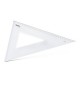 Esquadro Plástico Cristal 60G-30cm Aristo Geocollege AR23630