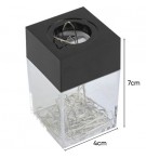 Porta Clips Magnético Quadrado Preto