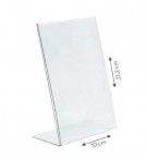 Expositor Mesa 060x100x210mm 1/3 A4 em L Vertical