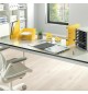 Classificador Capa Transparente Amarelo Leitz 4191 25un