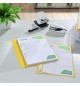 Classificador Capa Transparente Amarelo Leitz 4191 25un