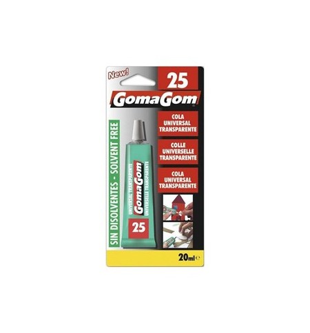 Cola Universal 020ml s/Solventes Transparente Blister 1un