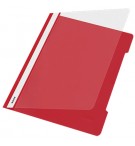 Classificador Capa Transparente Vermelho Leitz 4191 25un