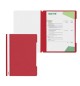Classificador Capa Transparente Vermelho Leitz 4191 25un
