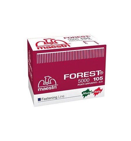 Agrafo 105 Forest (5mm) para Rocamatica 114 Cx. 5000un