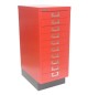 Movel Metal 673x279x429 com 10 Gavetas 51mm Vermelho