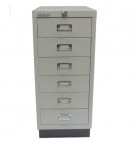 Movel Metal com Fecho 673x279x429mm com 6 Gavetas Cinza