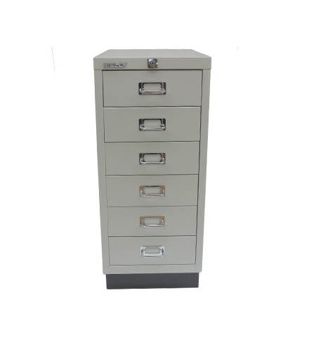 Movel Metal com Fecho 673x279x429mm com 6 Gavetas Cinza