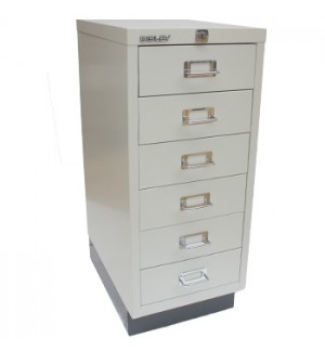 Movel Metal com Fecho 673x279x429mm com 6 Gavetas Cinza