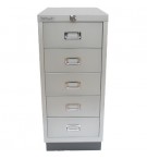 Movel Metal com Fecho 673x279x429mm com 5 Gavetas Silver