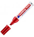 Marcador Permanente Grosso Edding 500 2-7mm Vermelho 1un
