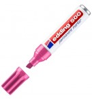 Marcador Permanente Grosso Edding 500 2-7mm Rosa 1un