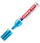 Marcador Permanente Grosso Edding 500 2-7mm Azul Claro 1un
