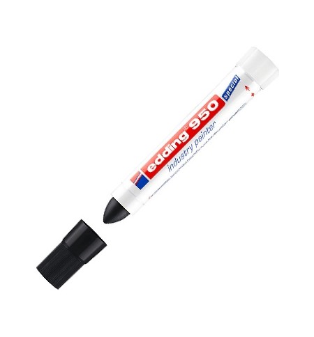 Marcador Permanente Grosso Edding 950 10mm Preto 1un