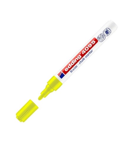 Marcador Giz Edding 4095 2-3mm Amarelo Fluorescente 1un