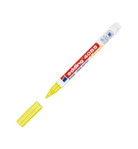 Marcador Giz Edding 4085 1-2mm Amarelo Fluorescente 1un