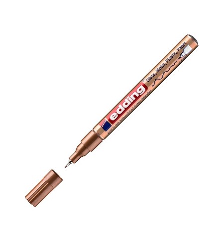 Marcador Permanente Fino Edding 780 0,8mm Cobre 1un