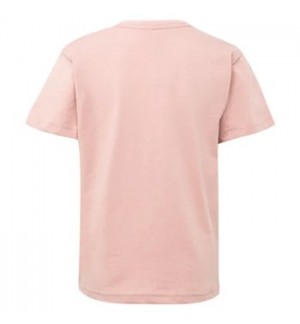 T-Shirt Criança Algodão 155g Rosa Pastel Tamanho 12/14 Pack2