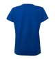 T-Shirt Criança Algodão 155g Azul Índigo Tamanho 12/14 Pack2