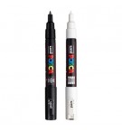 Marcador Uniball Posca PC-1M 0,7mm 2 Cores 2un