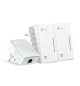 Kit PowerLine 500Mbps c/Wir n 300Mbps 3un