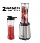 Liquidificador RUSSELL HOBBS Mix Go Steel 2 Garrafas 600ml