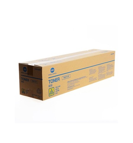 Toner Konica Minolta TN711Y Amarelo A3VU250 31500 Pág.