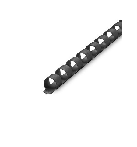 Argolas PVC Encadernar 06mm Preto 20 Folhas 35040 100un