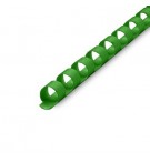 Argolas PVC Encadernar 06mm Verde 20 Folhas 100un