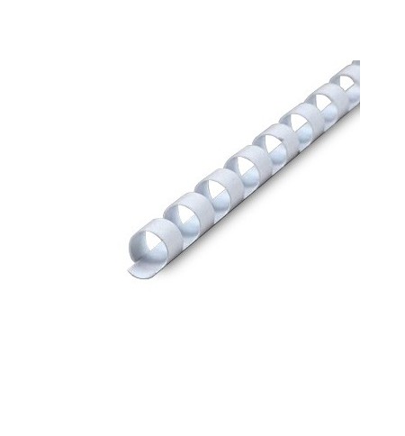 Argolas PVC Encadernar 08mm Branco 40 Folhas 35031 100un