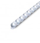 Argolas PVC Encadernar 10mm Branco 60 Folhas 35032 100un