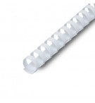 Argolas PVC Encadernar 12mm Branco 90 Folhas 35033 100un