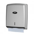 Dispensador Toalhas Mão Zig-Zag Prata