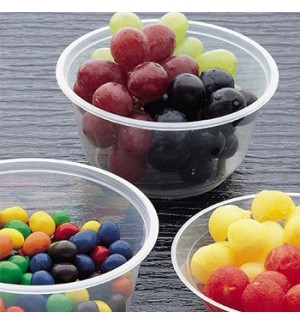 Tigelas 475ml Plástico PP Transparente 50un