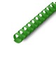 Argolas PVC Encadernar 16mm Verde 120 Folhas 100un