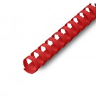 Argolas PVC Encadernar 16mm Vermelho 130 Folhas 100un