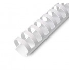 Argolas PVC Encadernar 19/20mm Branco 165 Folhas 100un