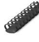 Argolas PVC Encadernar 32mm Ovais Preto 280 Folhas 50un