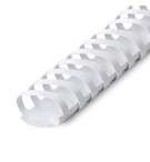 Argolas PVC Encadernar 38mm Ovais Branco 375 Folhas 50un