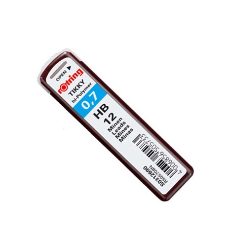 Minas Grafite 0,7mm HB Rotring 12un