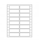 Etiquetas Continuas 2 Vias 102x36mm Cx8000