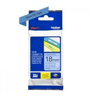 Fita Laminada 18mmx8mts Azul/Preto