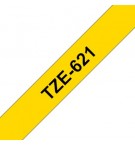 Fita Laminada 09mmx8mts Amarelo/Preto