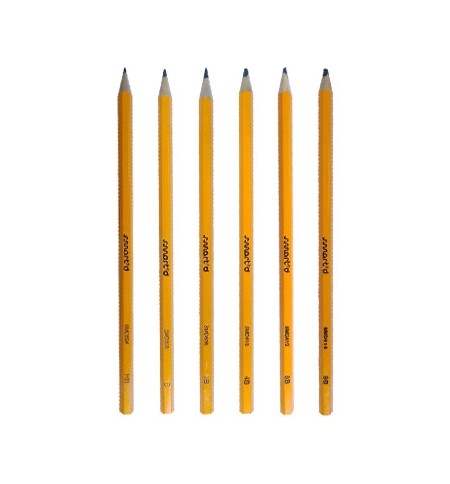 Lápis Grafite HB, B 2B 4B 6B 8B SmartD Blister 6un