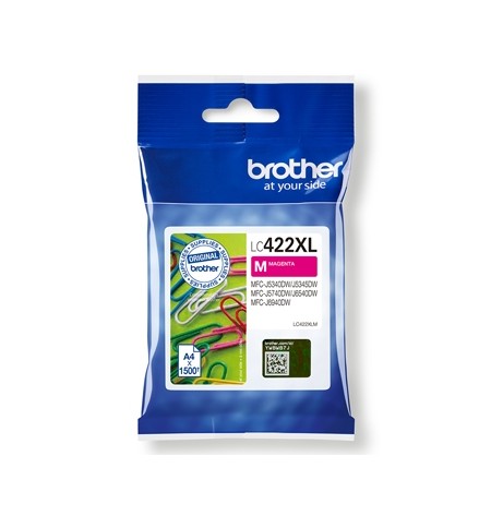 Tinteiro Brother LC422XLM Magenta 1500 Pág.