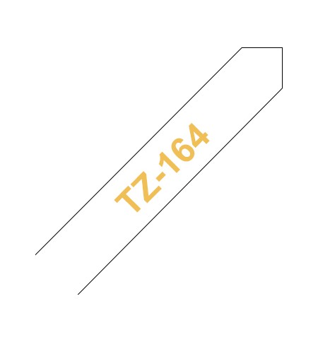 Fita Laminada 36mmx8mts Transparente/Dourado