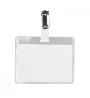 Porta-Nomes Horizontal 90x60mm Mola 25un