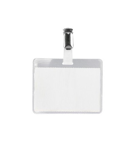 Porta-Nomes Horizontal 90x60mm Mola 25un