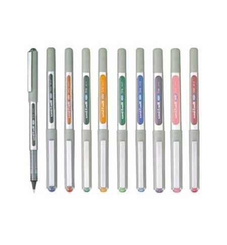 Marcador Roller Uniball Eye Fine UB157 0,7mm 10 Cores 10un