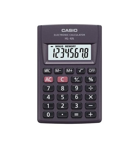 Calculadora de Bolso Casio HL4A 8 Digitos